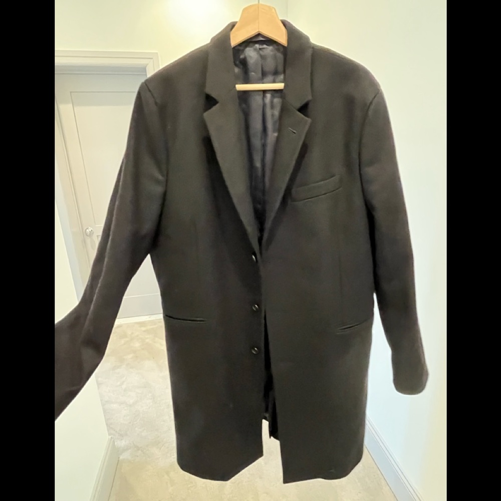 Paul smith black men’s wool coat